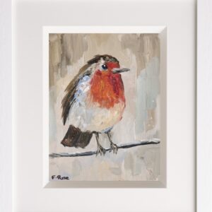 Little Robin 8x6 Original Oil On Board SOLD (Prints Available)