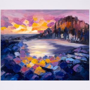 Giants Causeway Mounted Print