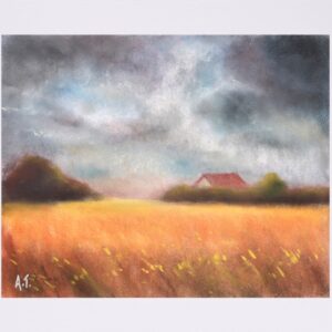 Stormy Clouds Mounted Print