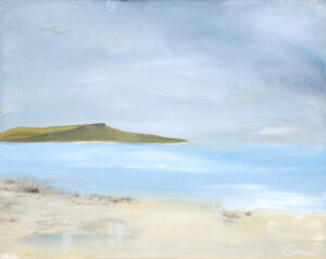 West Coast Of Ireland Two 14"x11" Oil On Canvas