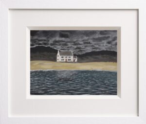 Stormy Sea 16"x12" Original On Paper