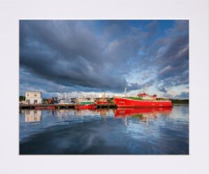 Killybegs Donegal Photography Mounted Print