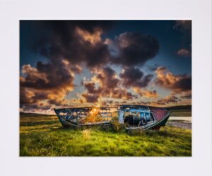 Magharoety Strand West Donegal Photography Mounted Print