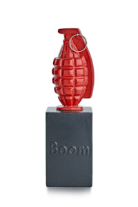 Boom Red Grenade Original by Hugh Clawson